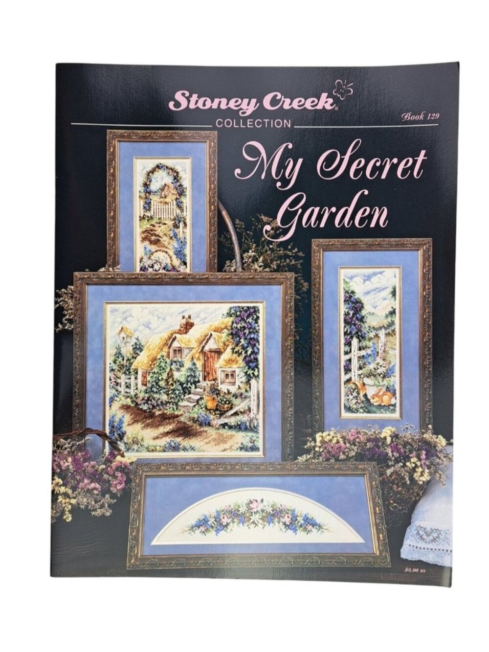 Vintage Lot Cross-Stitch Instruction Secret Garden Book Beginners Lesson Leaflet - Picture 5 of 9